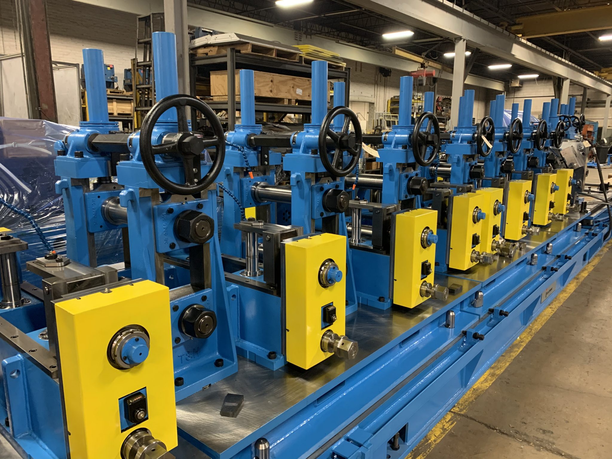 T H Lemont Delivered Another Model WU45M 35 12 High Frequency Pipe Mill